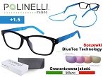 Okulary korekcyjne do czytania POLINELLI 200 Moc: + 3.50