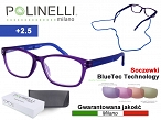 Okulary korekcyjne do czytania POLINELLI 200 Moc: + 2.50