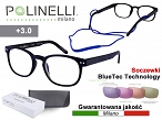 Okulary korekcyjne do czytania POLINELLI 301 Moc: + 3.00