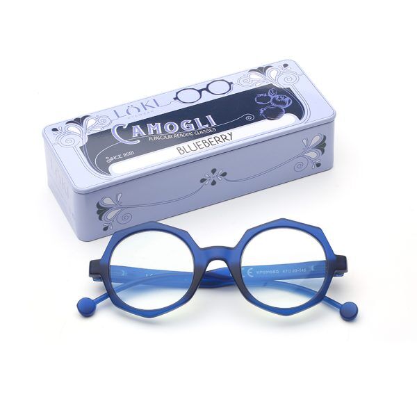 Korekcyjne Okulary do czytania Loki Camogli Transparent Blue +1.50 - 3