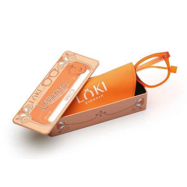 Korekcyjne Okulary do czytania Loki Levanto Orange +2.0 - 4