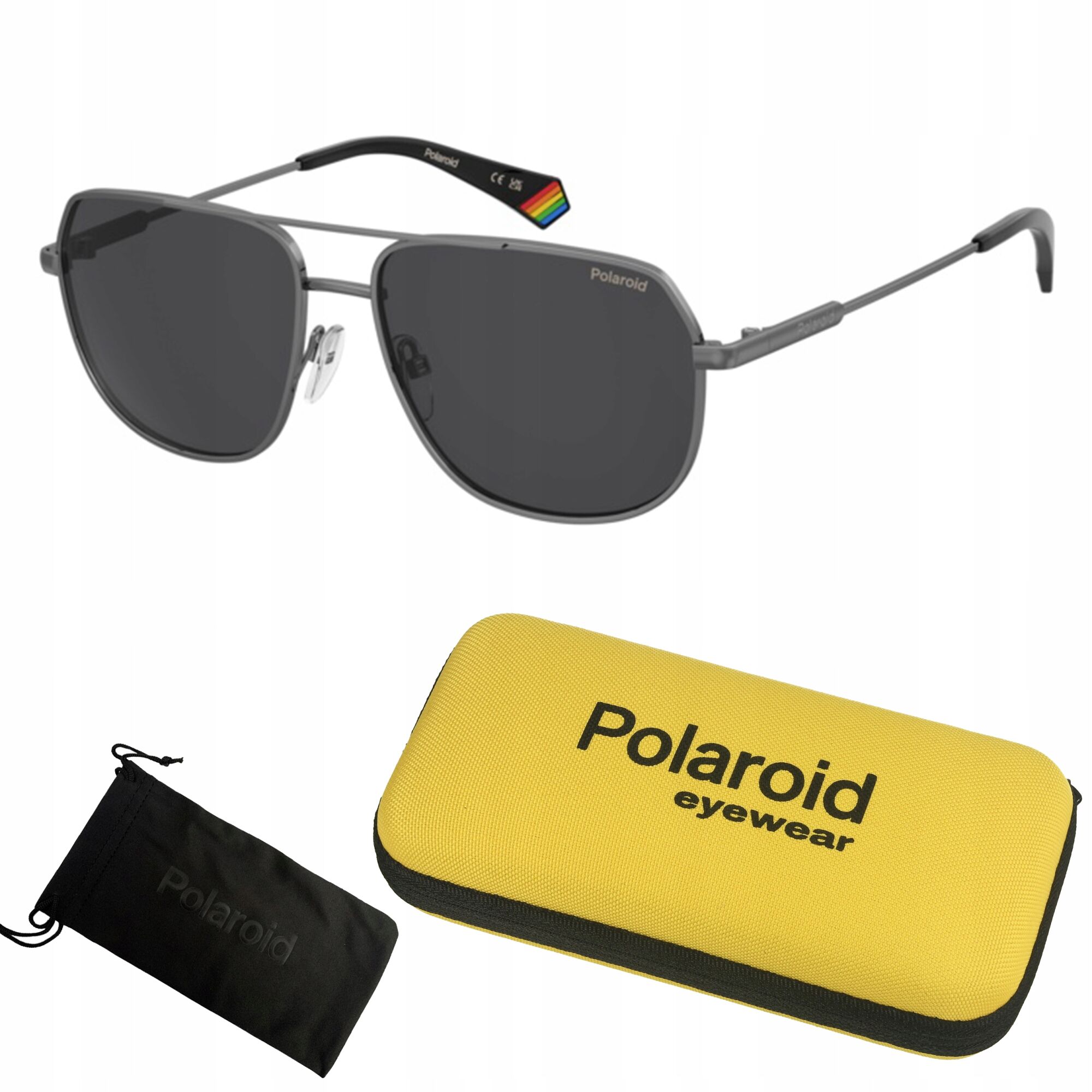 Okulary przeciwsłoneczne + etui Polaroid PLD 4186/G/S/X 59M9 3 - 2