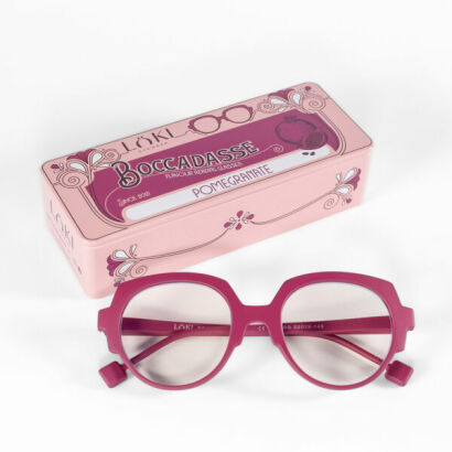 Korekcyjne okulary do czytania i komputera Blue Block ITALY Loki Boccadasse Bordeaux +2.00