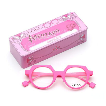 Korekcyjne Okulary do czytania Loki Arenzano Solid Pink +2.0