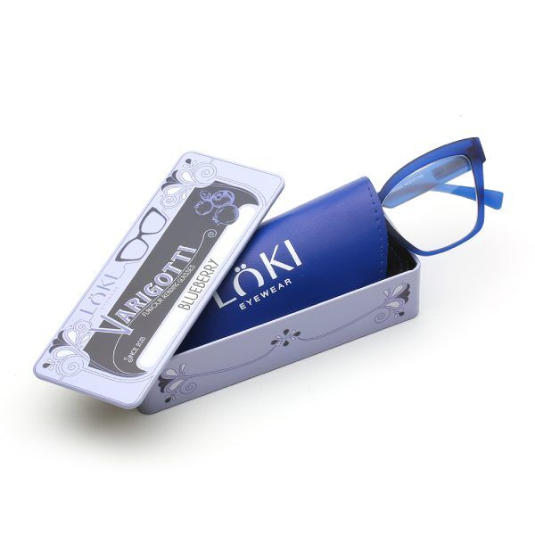 Korekcyjne Okulary do czytania Loki Varigotti Transparent Blue +3.5 - 3