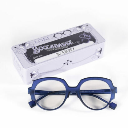 Korekcyjne okulary do czytania i komputera Blue Block ITALY Loki Boccadasse Dark Blue +3.00