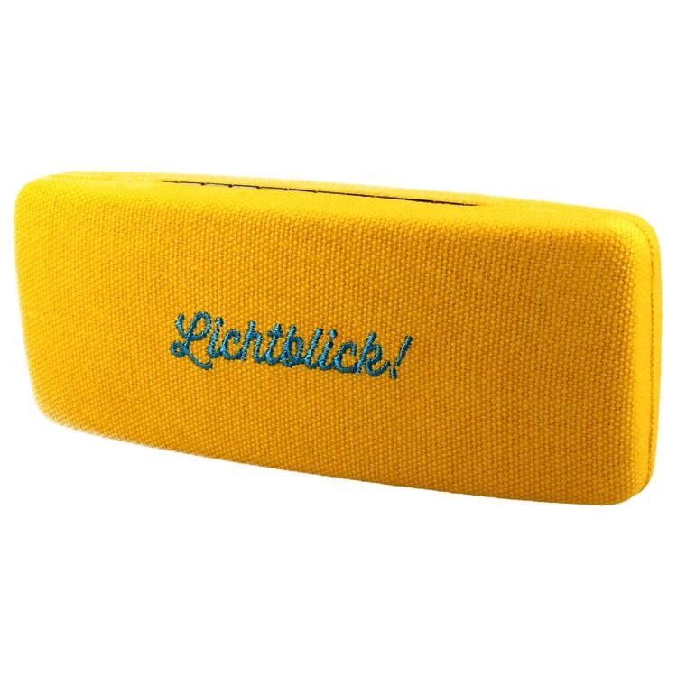 Etui do okularów korekcyjnych  Canvas Żółty