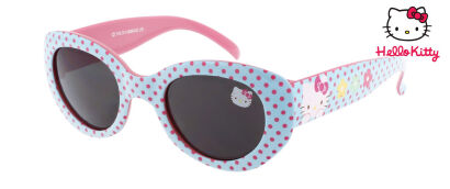 Okulary Hello Kitty FLOWERS AND DOTS błękitne