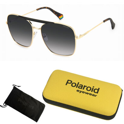 Okulary przeciwsłoneczne + etui Polaroid 58 PLD 6201 I46