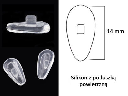 Noski do okularów 9 PODUSZKA POWIETRZNA