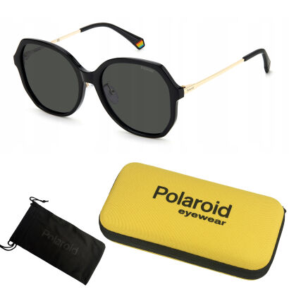 Okulary przeciwsłoneczne + etui Polaroid 53 PLD 6177 807