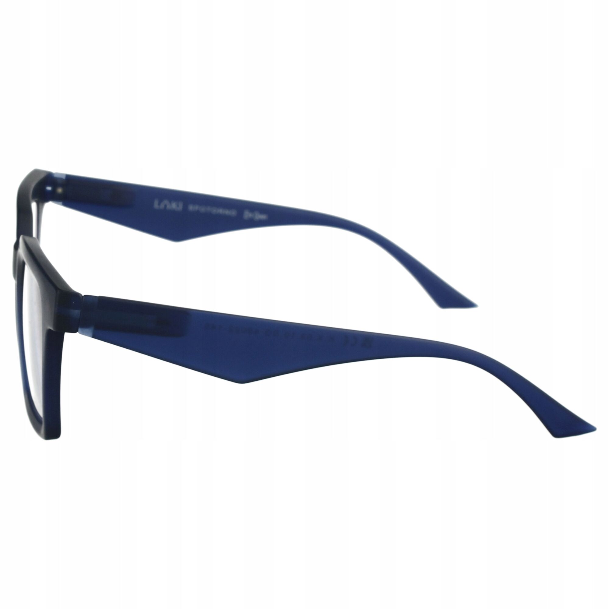 Korekcyjne okulary do czytania i komputera Blue Block ITALY Loki Spotorno Dark Blue +3.5 - 3