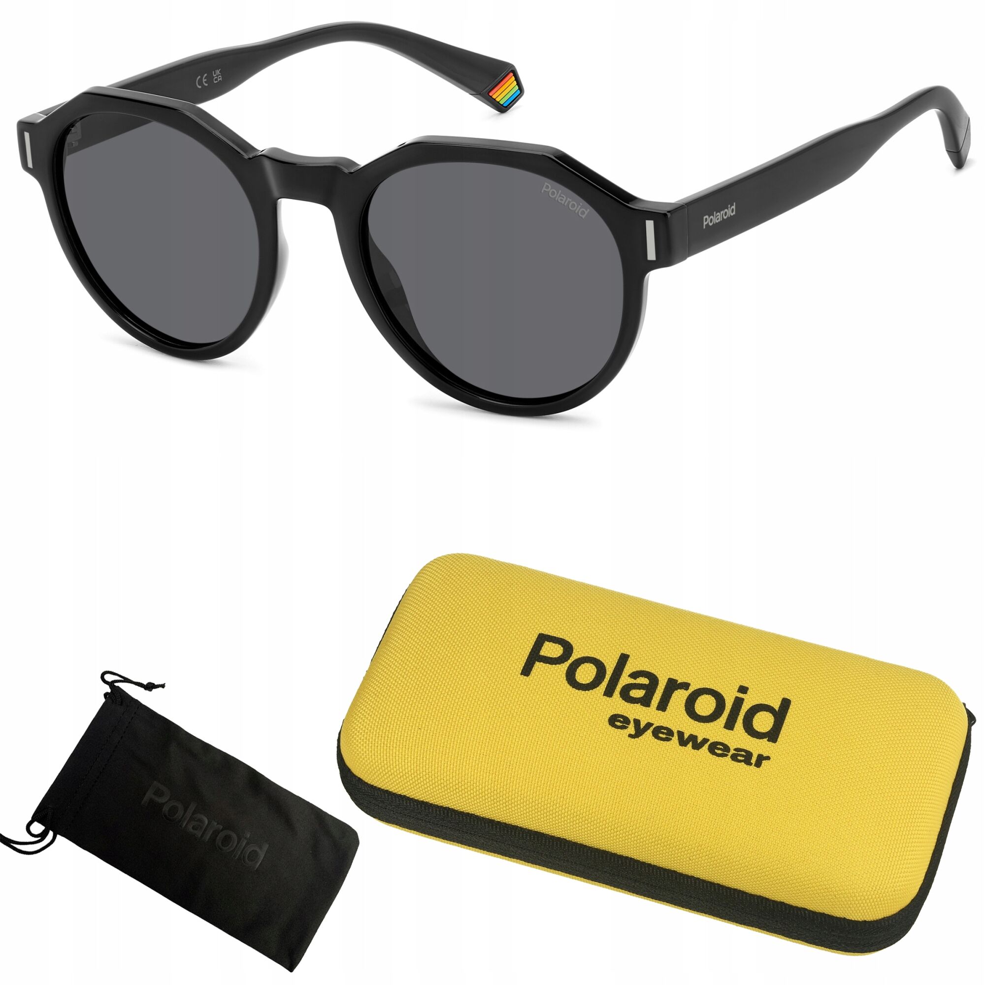 Okulary przeciwsłoneczne + etui Polaroid PLD 6207/S 52C3 - 2