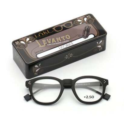 Korekcyjne Okulary do czytania Loki Levanto Black +2.5