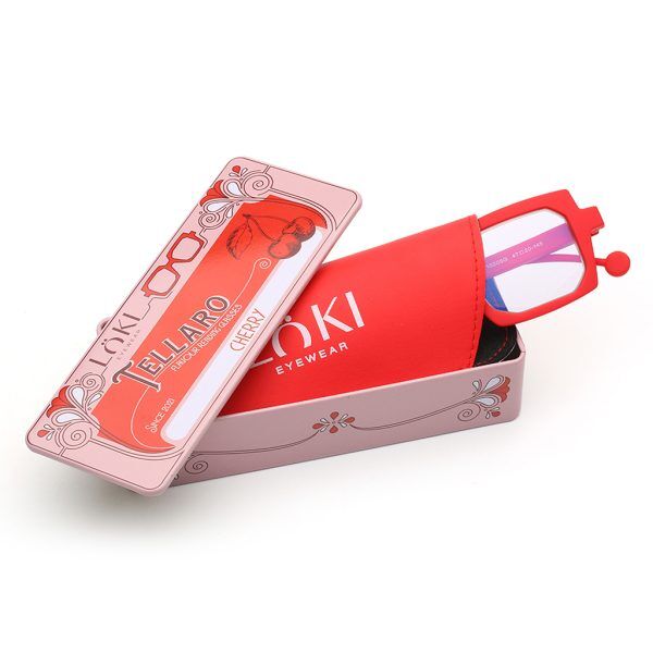 Korekcyjne Okulary do czytania Loki Tellaro Red +2.00 - 4