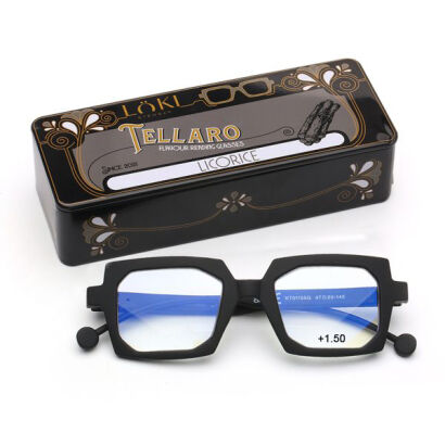 Korekcyjne Okulary do czytania Loki Tellaro Black +1.50