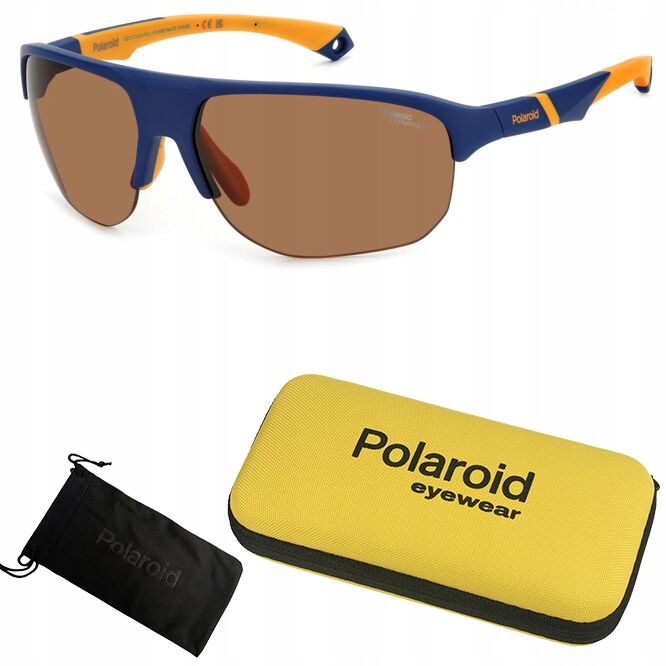 Okulary przeciwsłoneczne + etui Polaroid PLD 7058/S 64QG - 2