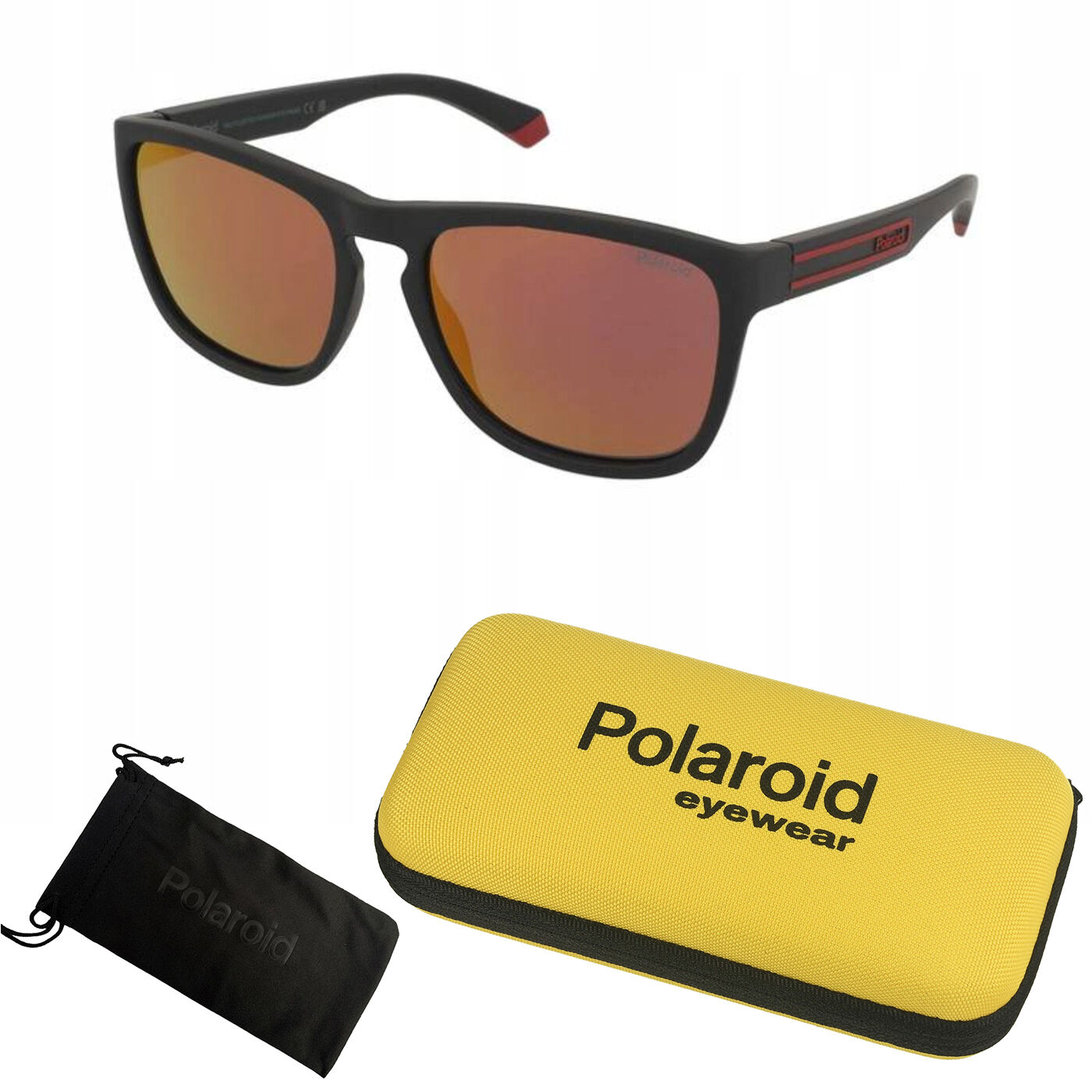 Okulary przeciwsłoneczne + etui Polaroid PLD 2161/S 57M9 - 5