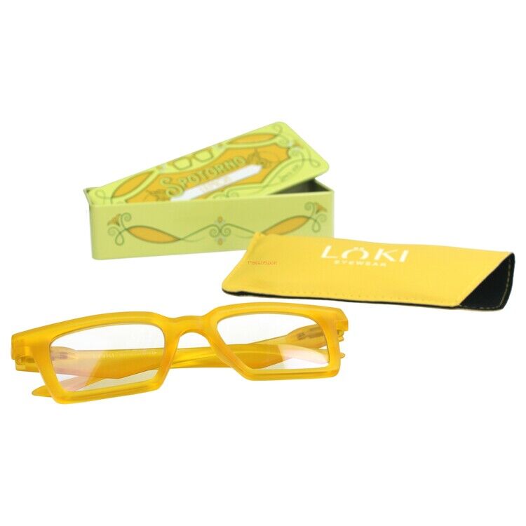 Korekcyjne okulary do czytania i komputera Blue Block ITALY Loki Spotorno Honey +2.5