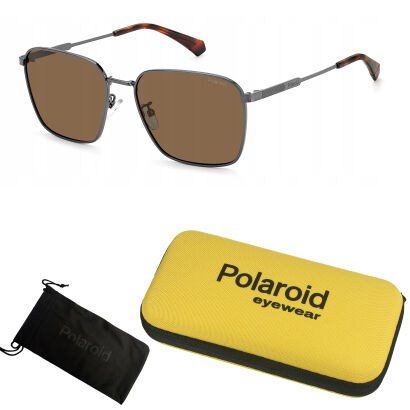 Okulary przeciwsłoneczne + etui Polaroid 34 PLD 4120 KJ1