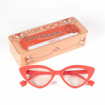 Korekcyjne okulary do czytania i komputera Blue Block ITALY Loki Portovenere Orange +2.00
