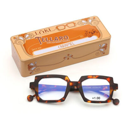 Korekcyjne Okulary do czytania Loki Tellaro Tortoise +1.00