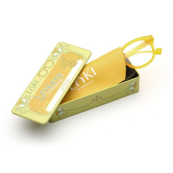 Korekcyjne Okulary do czytania Loki Levanto Transparent Honey  +3.5 - 6