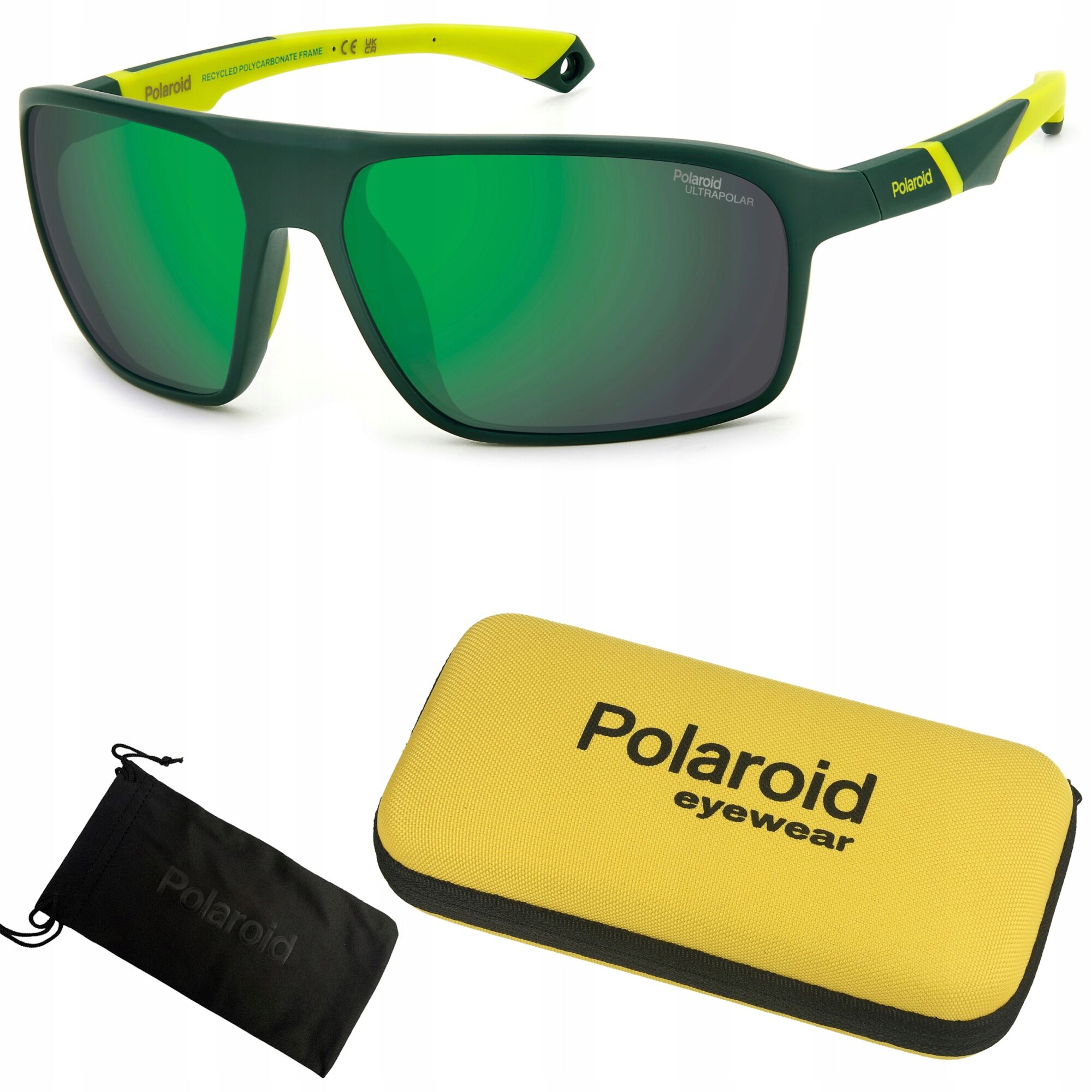 Okulary przeciwsłoneczne + etui Polaroid PLD 7057/S 60OZ - 2