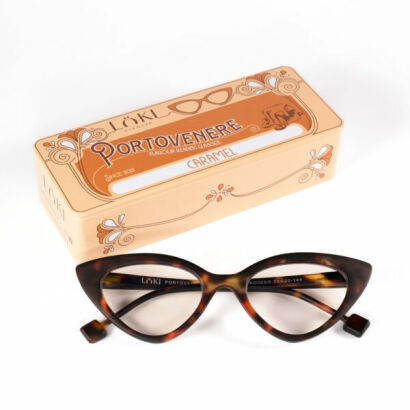 Korekcyjne okulary do czytania i komputera Blue Block ITALY Loki Portovenere Tortoise +1.00