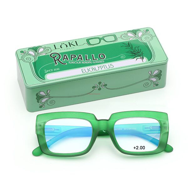 Korekcyjne Okulary do czytania Loki Rapallo Green +2.00