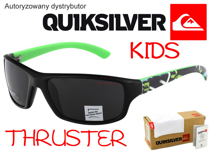 QUIKSILVER 4078 XKGB THRUSTER Okulary Przeciwsłoneczne - Sportowe Dziecięce