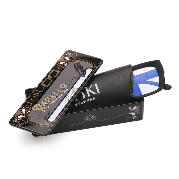Korekcyjne Okulary do czytania Loki Rapallo Black +1.50 - 3
