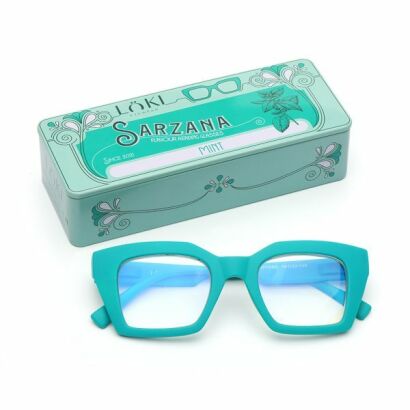 Korekcyjne okulary do czytania i komputera Blue Block ITALY Loki Sarzana Petrol +2.50