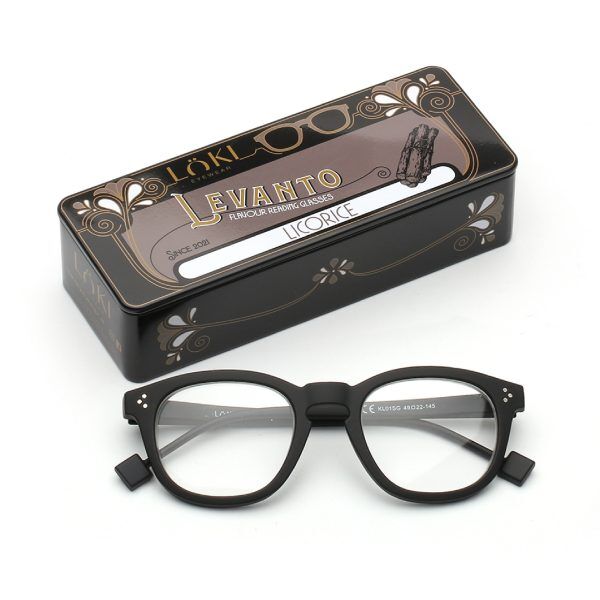 Korekcyjne Okulary do czytania Loki Levanto Black +3.0 - 2